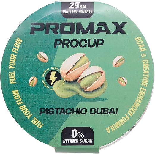 [6224003852198] Promax Procup.-25g Protein-80G-Pistachio Dubai