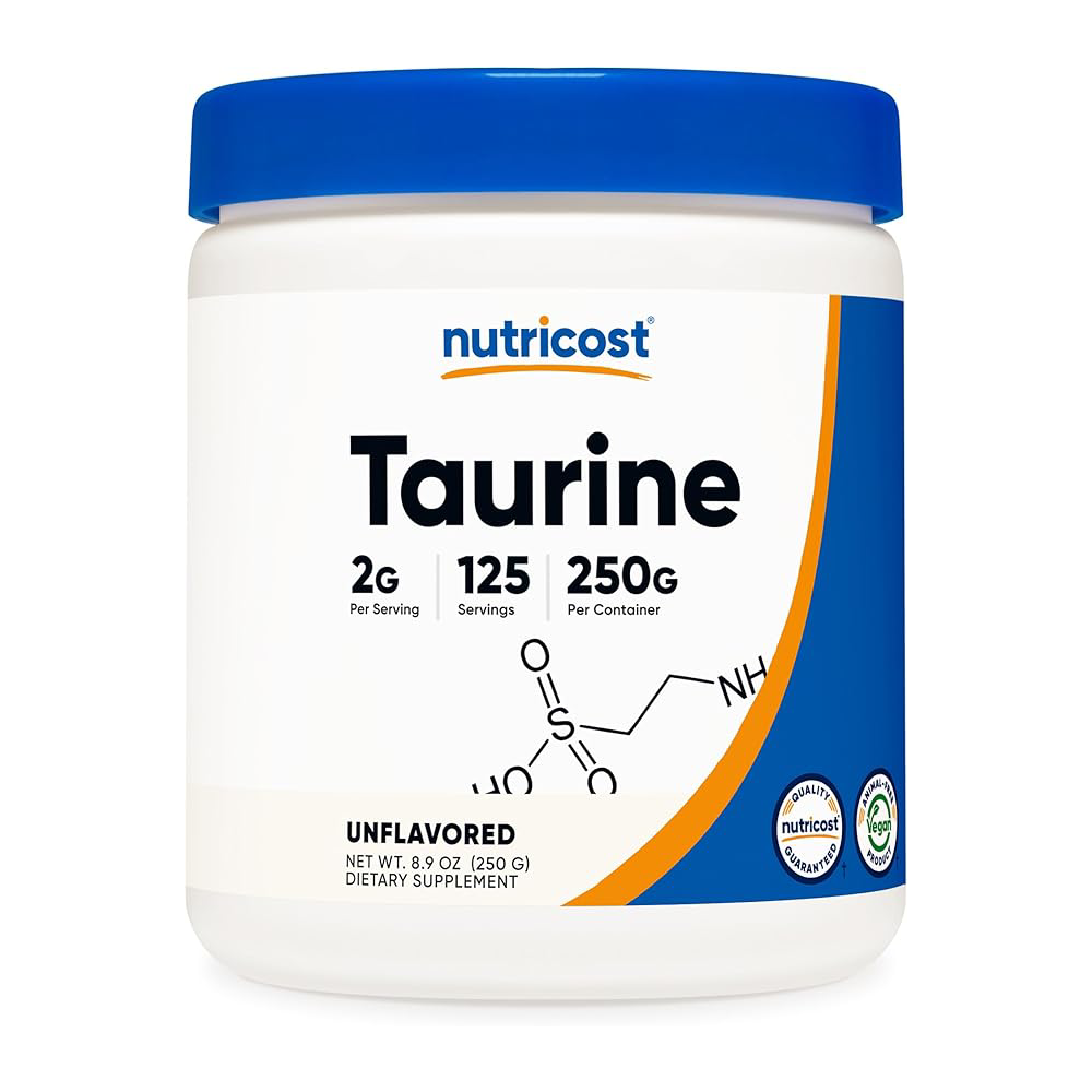 [810139570837] Nutricost Taurine 2000mg.-125Serv.-250G