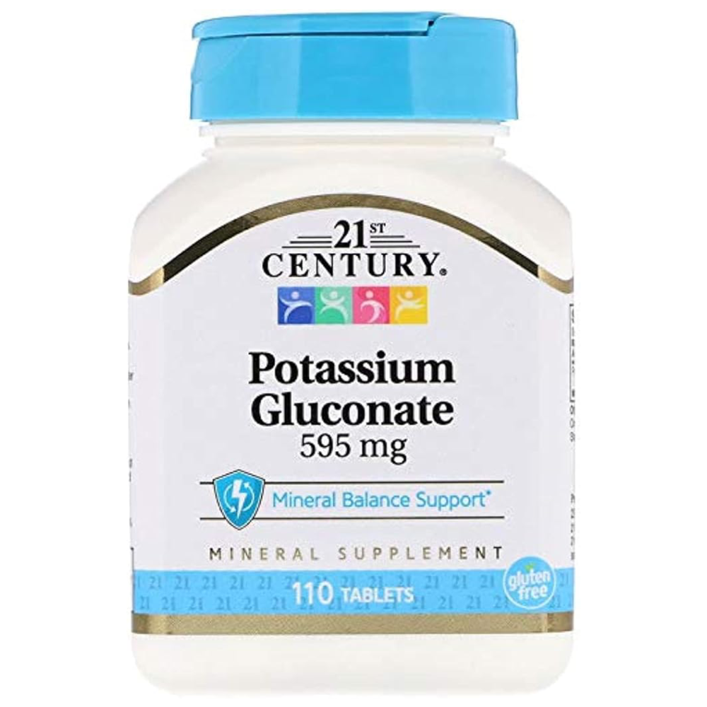 [740985213872] 21st Century Potassium 595mg.-110Tablets