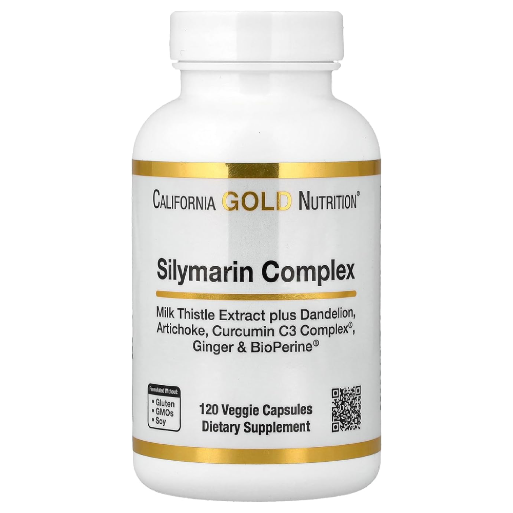 [898220009565] California Gold Nutrition Silymarin Complex.-120Veggie Capsules