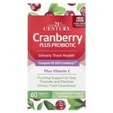 [740985278482] 21st Century Plus Probiotic.-60Tablets-Cranberry