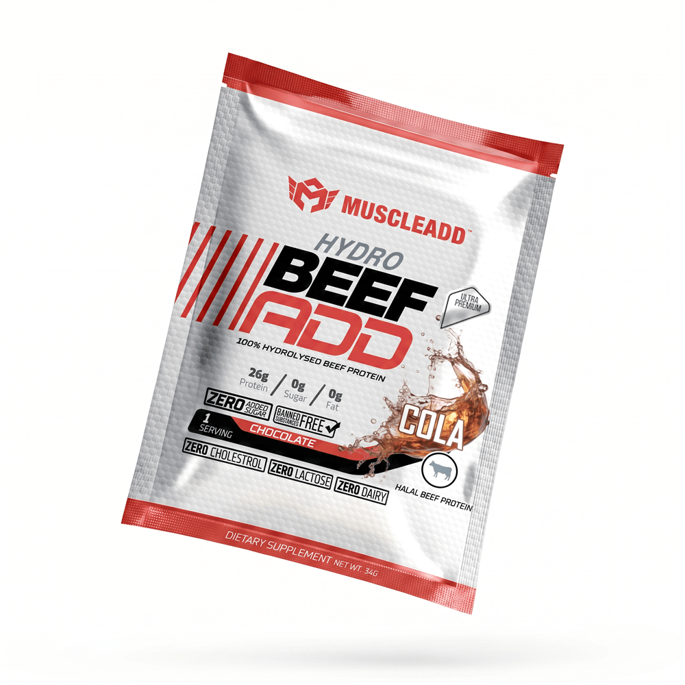 [6223007824392] Muscle Add Hydro Beef Add-1Serv.-26G-Chocolate