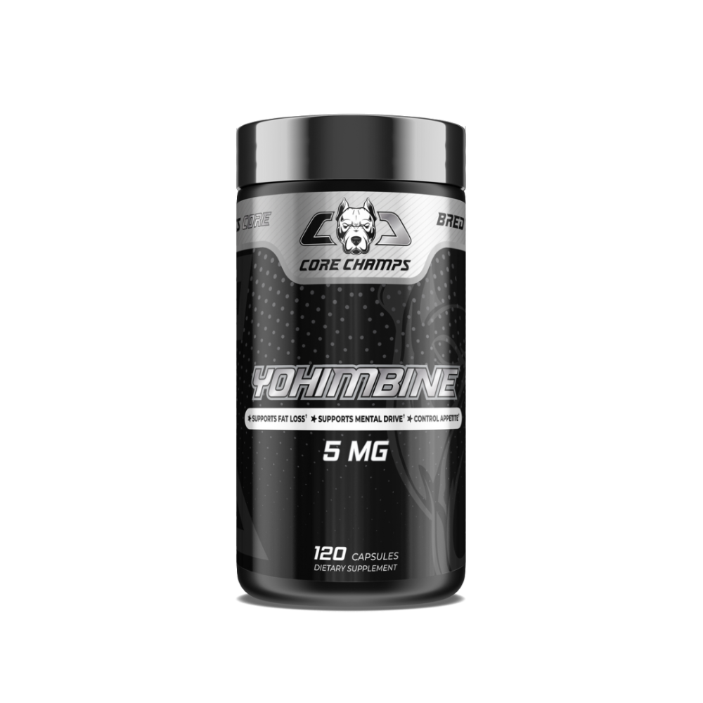 [850053515828] Core Champs Yohimbine HCL 5mg-120Serv.-120Caps