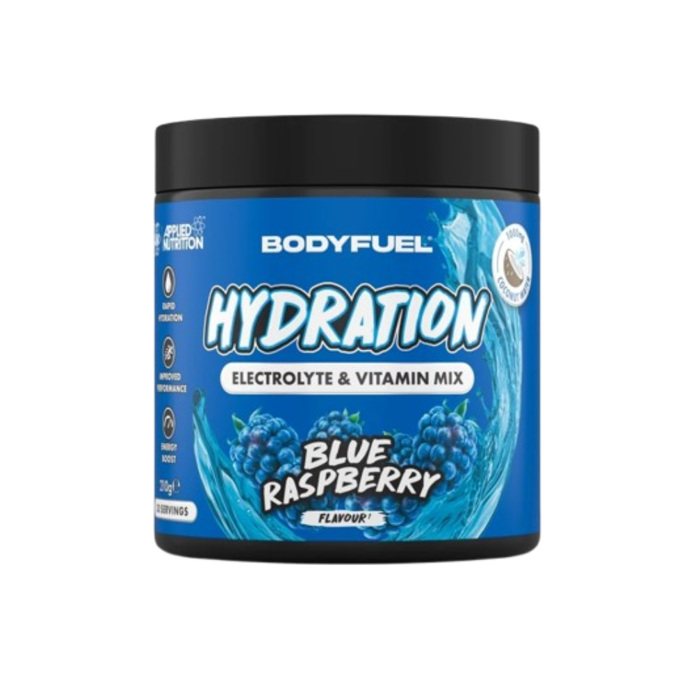 [5056555207437] Applied Nutrition Body Fuel Hydration Electrolyte &amp; Vitamin Mix.-30Serv.-210.-Blue Raspberry