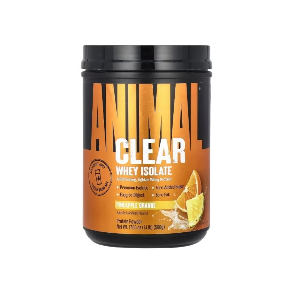 [039442001948] Universal Animal Clear Whey Isolate.-20Serv.-500G.-Pineapple Orange