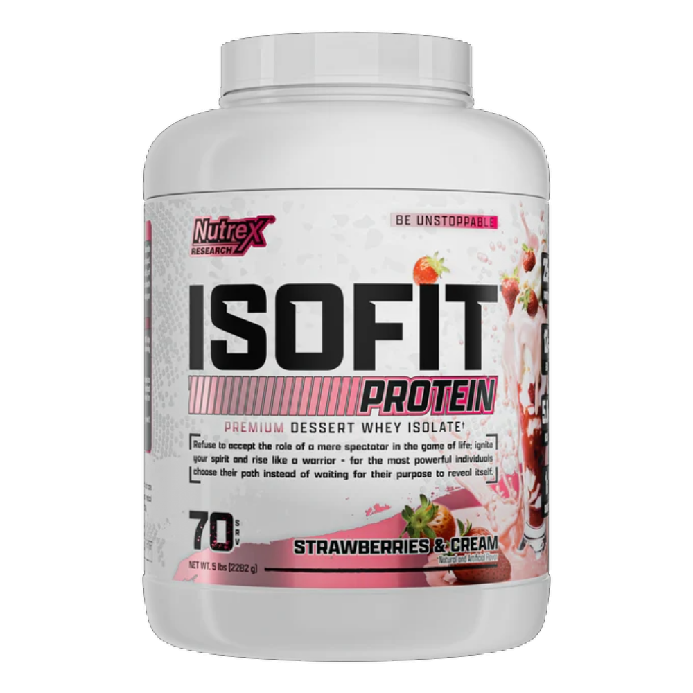[850026029000] Nutrex Research Isofit-70Serv.- 2282g-Strawberry &amp; Cream