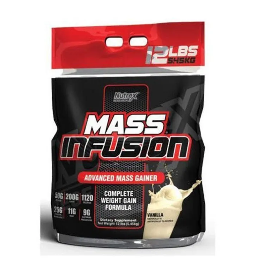 [857268005977] Nutrex Research Mass Infusion Advanced Mass Gainer-19Serv.-5.45kg-Vanilla