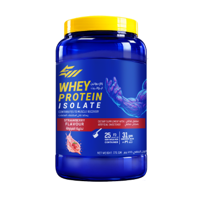 [6225000958869] Strong Muscles Whey Protein Isolate.-25Serv.-775G.-Strawberry