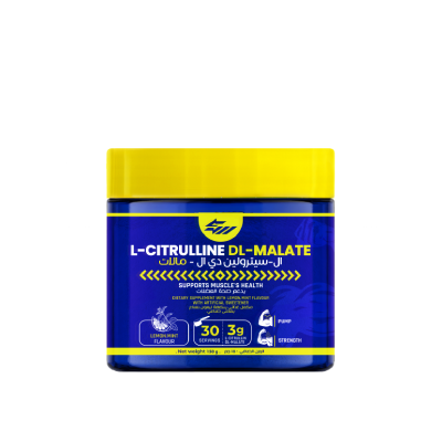 [6225000958814] Strong Muscles L-Citrulline DL- Malate.-46Serv.-150G.-Lemon Mint