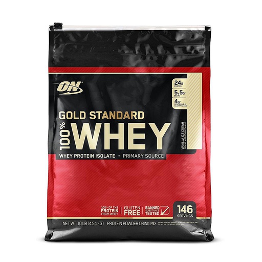 [748927028744] Optimum Nutrition Gold Standard 100% Whey-146Serv.-4.54KG-Vanilla