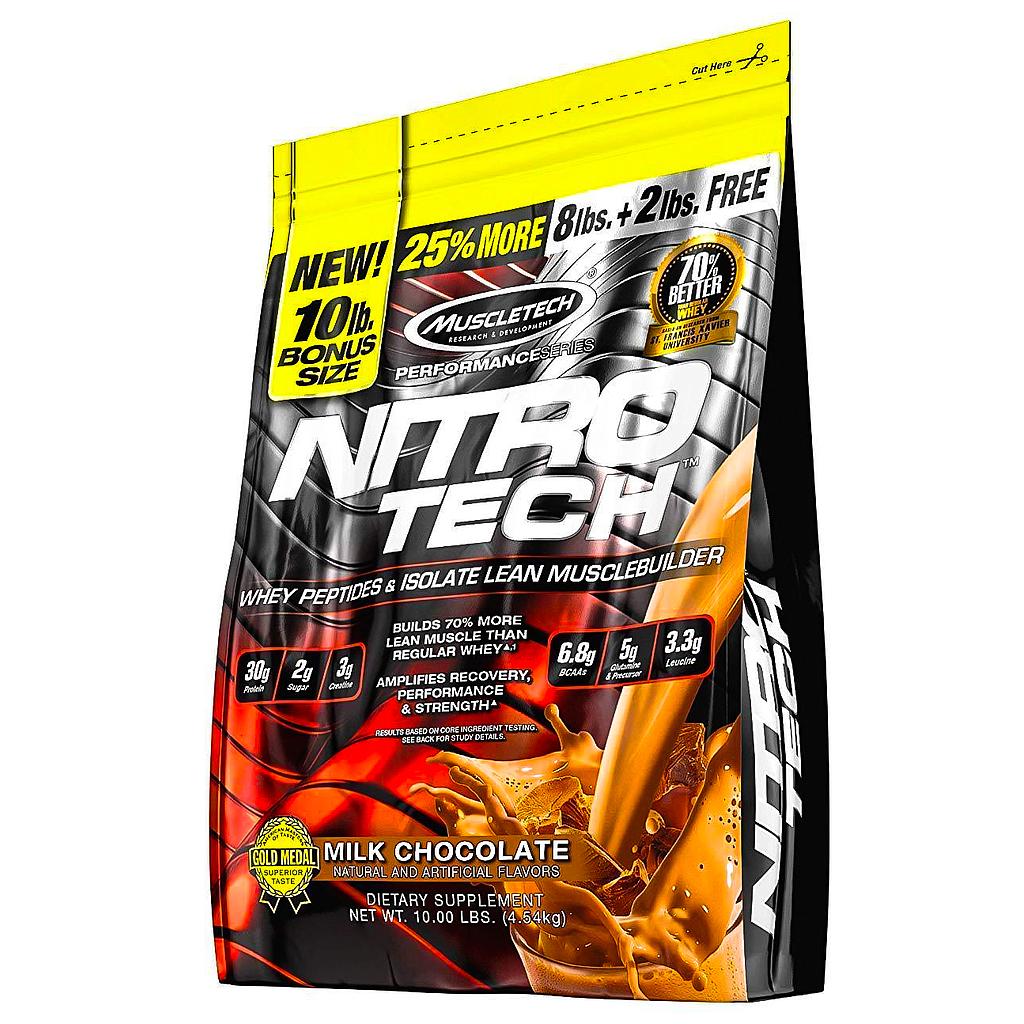 Muscletech NitroTech103Serv.4.54KGMilk Chocolate Maxmuscle Elite