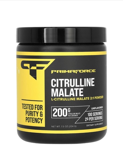 [811445020115] Prima Force Citrulline Malate-100Serv.-200G
