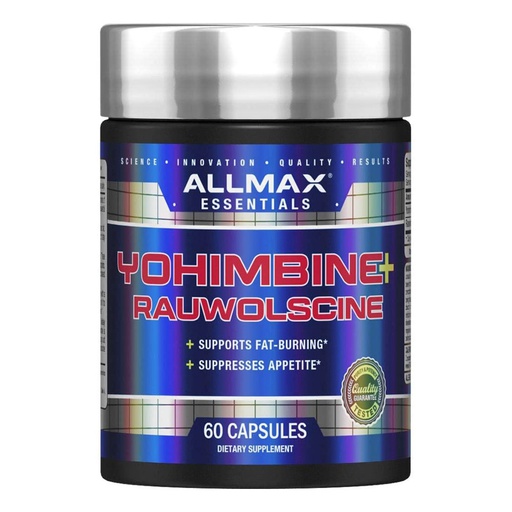 [665553223537] AllMax Nutrition Yohimbine+Rauwolscine-60Serv.-60Caps.