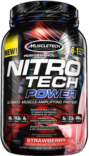 [631656710557] Muscletech Nitrotech Power-19Serv.-907G.-Strawberry