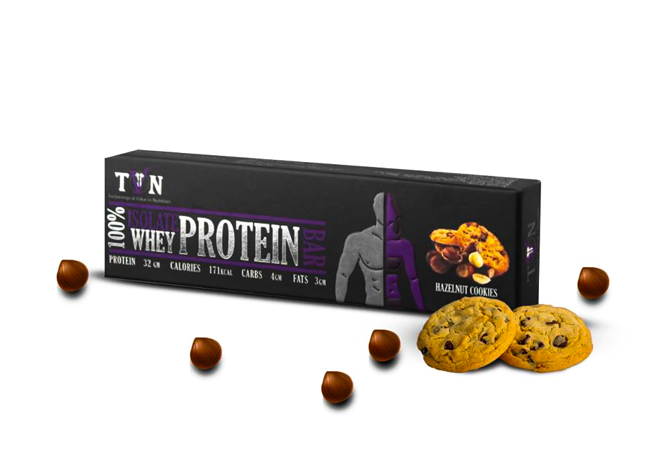 TVN Protein barHazelnut Cookies Maxmuscle Elite