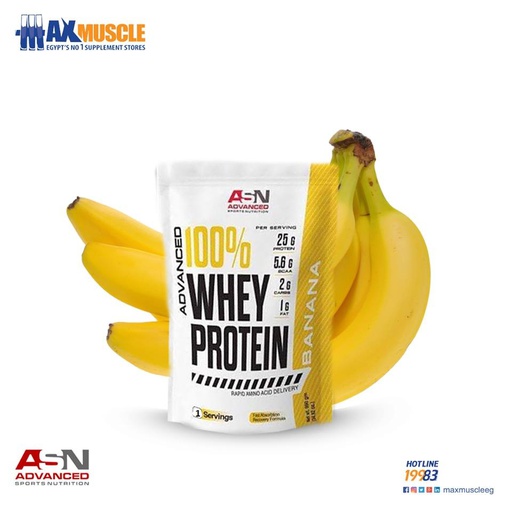 [6224000649333] ASN Advanced 100% Whey Protein-1serv.-Banana