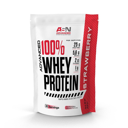 [6224000649364] ASN Advanced 100% Whey Protein-30Serv.-Strawberry