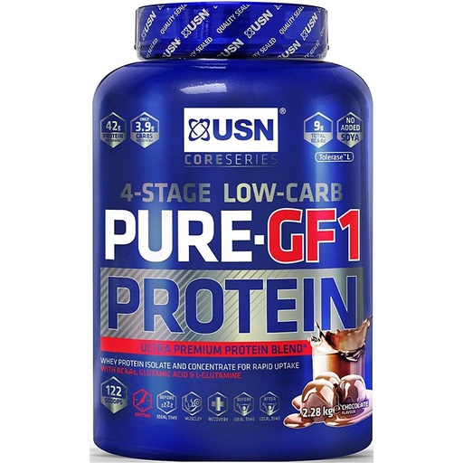 [6009644650460] Usn Pure-GF1 Protein-2.28KG-40Serv.-Chocolate