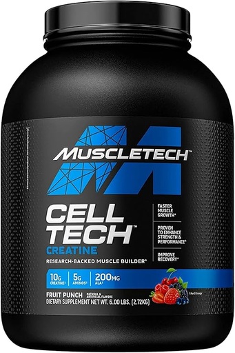 [631656703214] Muscletech Performance Series Cell Tech-56Serv.-2.74G-Fruit Punch