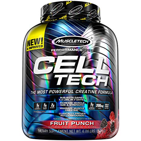 [631656703214] Muscletech Performance Series Cell Tech-56Serv.-2.74G-Fruit Punch