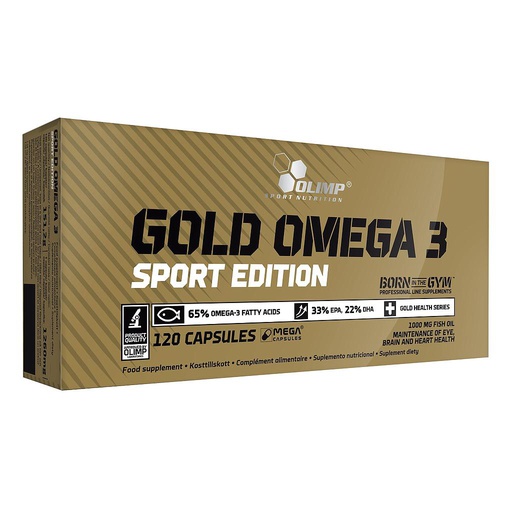 [5901330030581] Olimp Sport Nutrition Gold Omega 3 Sport Edition-40Serv.-120 Soft Gels
