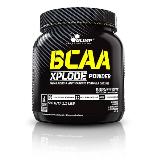 [5901330044038] Olimp Sport Nutrition Bcaa Xplode powder Bcaa + L-glutamine + Vitamin B6-90Serv.-500G-Fruit Punch