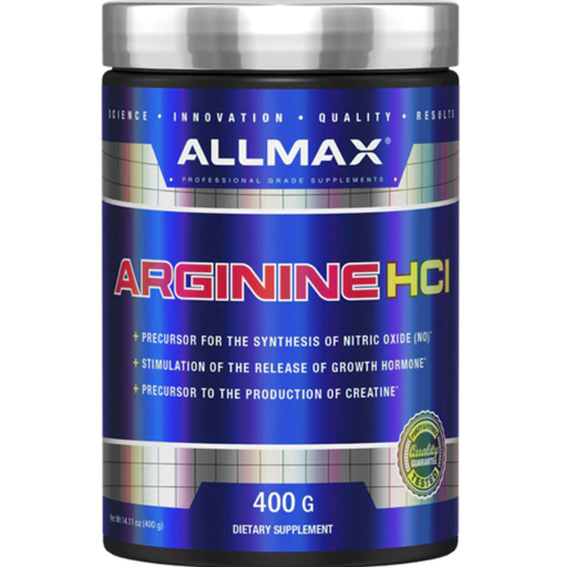 [665553200408] AllMax Nutrition Arginine HCL-80serv.-400G