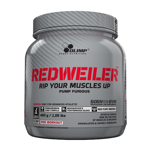 [5901330046537] Olimp Sport Nutrition Red Weiler-80Serv.-480G-Raging Cola