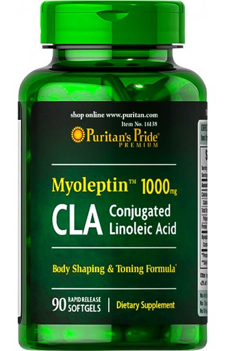 [025077161386] Puritan's Pride Myoleptin Cla-1000M-45Serv.-90Soft Gels