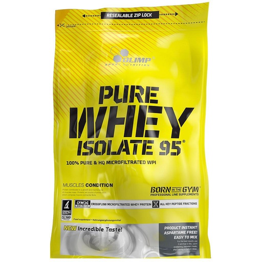 [5901330059612] Olimp sport nutrition Pure whey isolate 95-51Serv.1.80KG-Peanut Butter