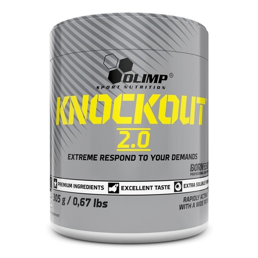 [5901330056550] Olimp Sport Nutrition Knockout 2.0-50Serv.-305G-Cola Blast