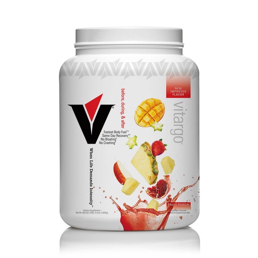 [852886008072] Vitargo - Premier Carbohydrate Fuel for Athletic Performance-50Serv.-1.928G-Fruit Punch