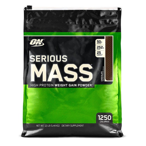 [748927023800] Optimum Nutrition Serious Mass-16Serv.-5.4KG-Chocolate