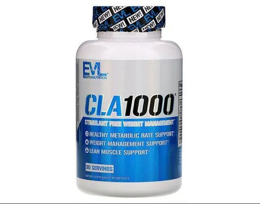 [852687908601] Evlution Nutrition CLA 1000-90Serv.-90Soft Gels