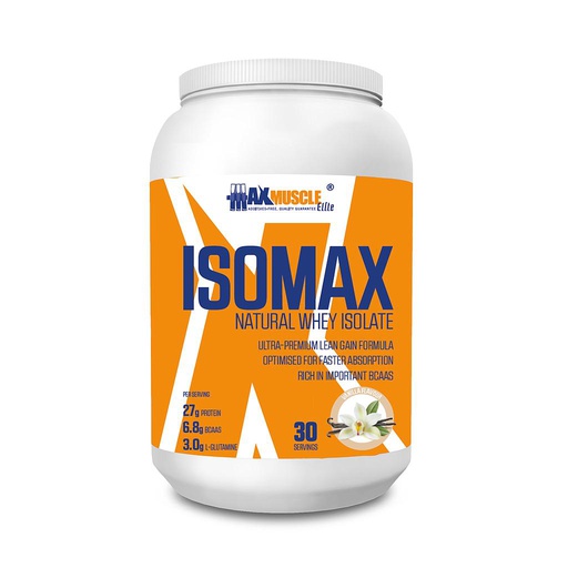 [5060239942200] Max Muscle Iso Max-30Serv.-907G-Vanilla