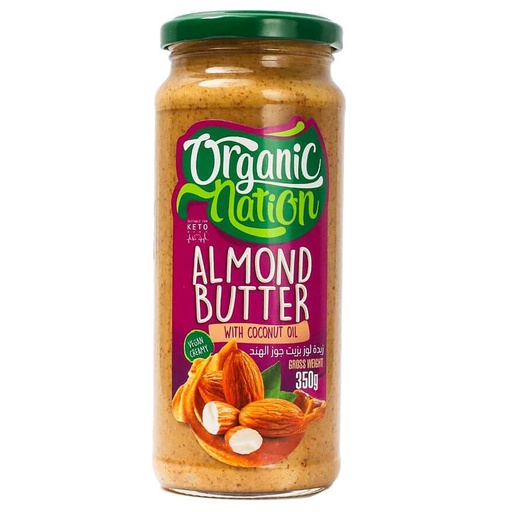[6224009096664] Organic Nation Almond Butter-350G