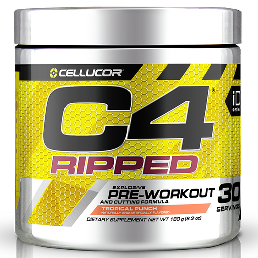 [842595105049] Cellucor C4 Ripped ID Pre workout-30Serv.-180G-Tropical Punch