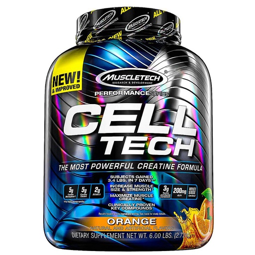 [631656703221] Muscletech Performance Series Cell Tech-56Serv.-2.74G-Orange