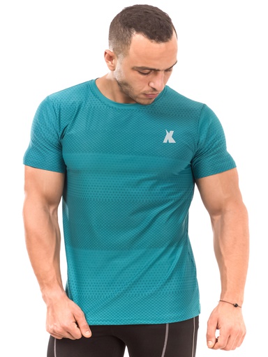 [151119] X Line X Dot T shirt - Sea Green (XXL)