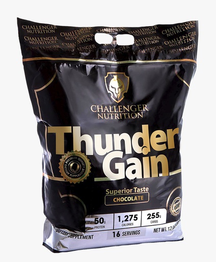 [6224009363070] Challenger Nutrition Thunder gain-16Serv.-5.443G-chocolate