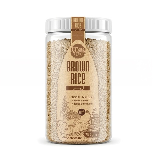 [6224009096893] Organic Nation Brown Rice-750gm