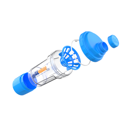 [6224009096008] Max Muscle Smart Shaker-550ML-Clear Blue