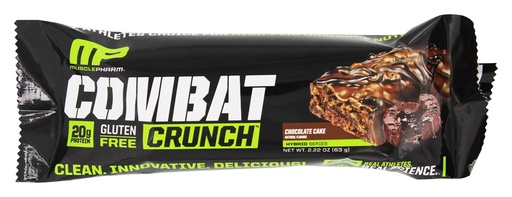 [019962526220] Muscle Pharm Combat Protein Bar-63G-Chocolate Cake