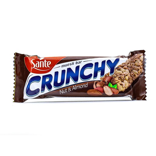 [5900617015716] Sante Crunchy Muesli bar-40G-Nut &amp; Almond