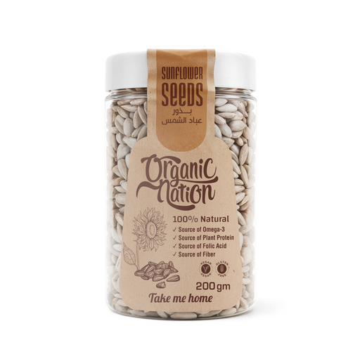 [6224009096909] Organic Nation Sunflower Seeds-200G