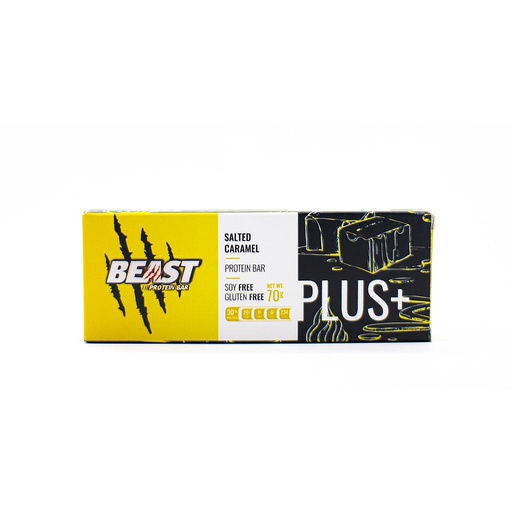 [6224009263226] Beast Protein Bar Plus + 70G Salted Caramel