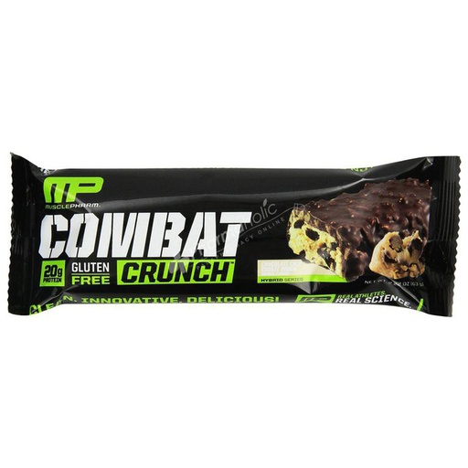 [713757372336] Muscle Pharm Combat Protein Bar-63G-Chocolate Chip Cookie Dough