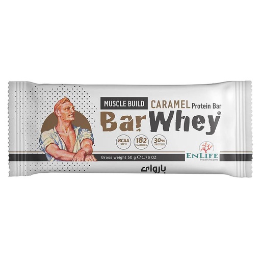[6224010051058] ENLIFE Bar Whey Muscle Build-50G-Caramel
