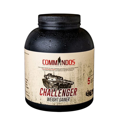 [6224009878031] Commandos Challenger Weight Gainer-20Serv.-3340G-Triple Chocolate