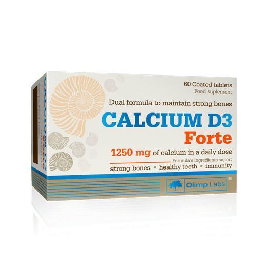 [5901330076459] Olimp Labs Calcium D3 Forte 1250mg-60Serv.-60Coated Tabs.